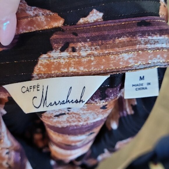 Caffe Marrakesh Top Size M - Picture 7 of 9